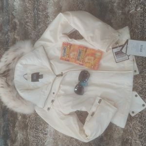 🆕 NWT Winter White Nils 5th Ave. Collection Chloe Ski Snowboard Winter Jacket